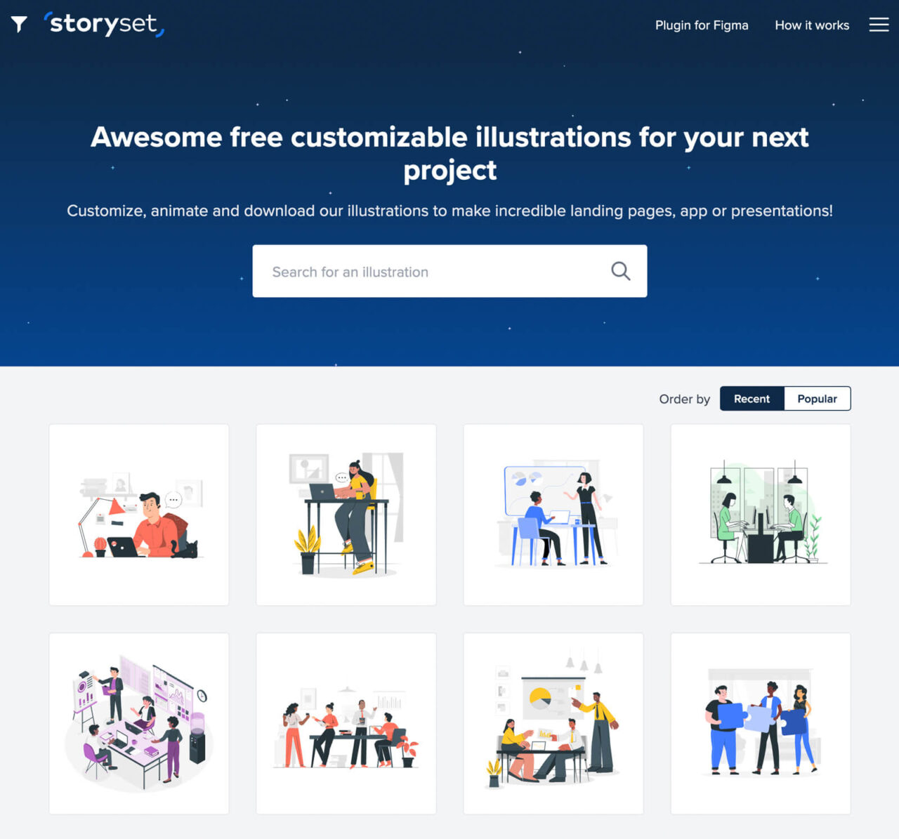 Storyset公式サイト画像
